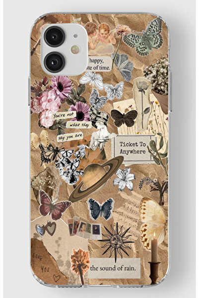 moonset Iphone 11 Uyumlu Ticket To Anywhere Tasarımlı Baskılı Şeffaf Telefon ...