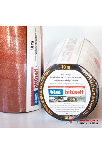 Btm Bitüself 20 cm  Kırmızı Su Yalıtım Bandı