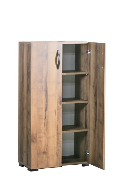 IRMAK DÜNYASI 2 Kapılı Çok Amaçlı Dolap Ayakkabılık Dolabı Dolap 2 Kapaklı 4 Gözlü Ayakkabılık