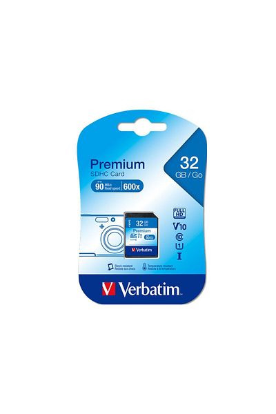 Verbatim 32gb Premium U1 Sdhc Memory Card