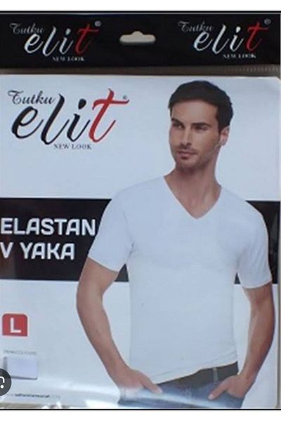 Tutku Elit TUTKU ELIT - طقم رياضي نصف كم مكون من 3 قطع برقبة على شكل حرف V