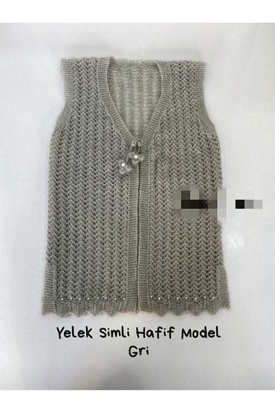 Ebrar Çeyiz Machine knitted vest