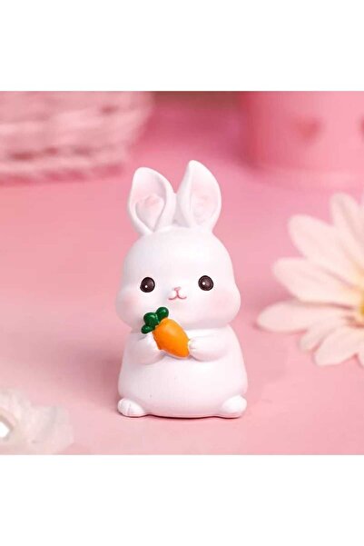 Himi Pasta Süsleri 2'li Tavşan Maket Kürdanlı Cupcake Pasta Süsü Doğum Günü S...