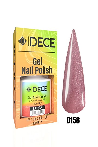 d dece Kalıcı Oje Uv Led D158 (SEDEFLİ RENK) 10ml