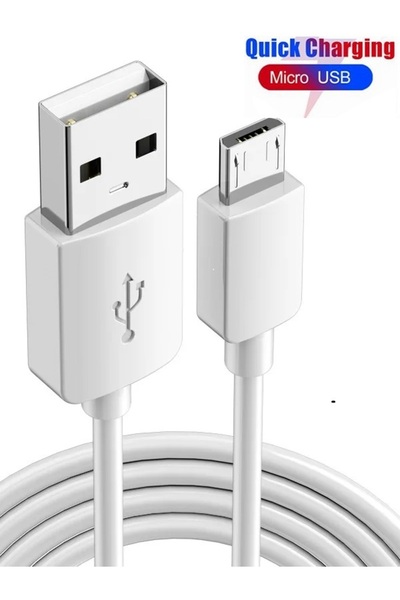 MOBİL GO Samsung Galaxy Uyumlu Hızlı Şarj Kablosu J2 J5 J7 - A3 A5 A7 - Note 4 5 - S6 S7 Edge Micro Usb