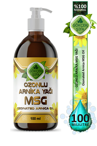 Gökçek Şifa Ozonlu Arnika Yağı Msg (OZONATED ARNİCA OİL MSG) 100 Ml.