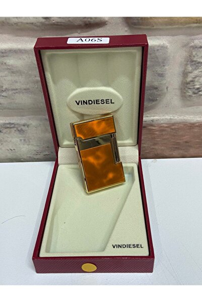Vindiesel Marka Turuncu Kahverengi Desenli Renk Isme Özel Çakmak