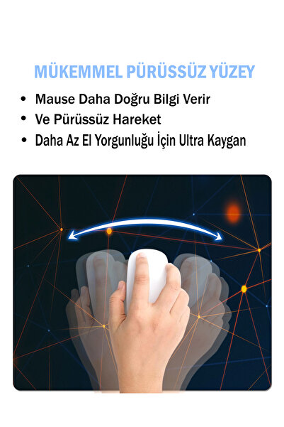 Genel Markalar 24cmx20cm Mause Pad ve Bardak Atlığı Takımı.Lacivert Desenli MausePad(fare) ve Bardak Altlığı Takım
