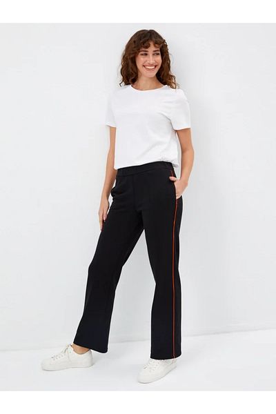 Faik Sönmez 68322 Model Pantaloni de sport cu detaliu lateral de culoare contrastantă