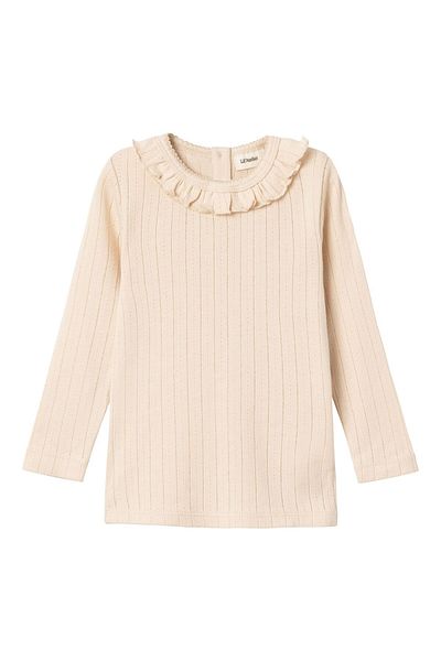 Lil' Atelier Mini Oberteil mit langen Ärmeln Slim Fit