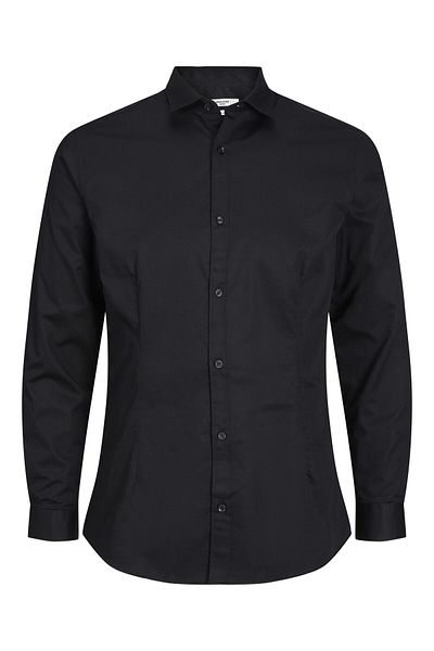 Jack & Jones Rparma Herrenhemd, schwarz (12097662-b)