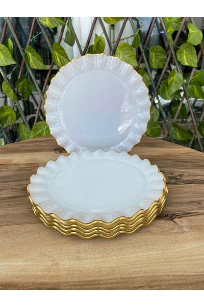 GÜRCÜGLASS İsabella Cake Plate