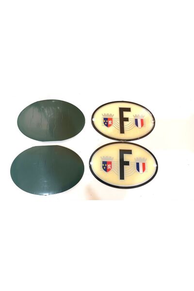 SÜSLEN OTO 2 قطعة كبيرة الحجم من زجاج شبكي حرف F