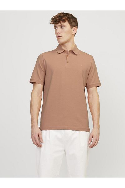 Jack & Jones Premium T-Shirt Einfarbiges T-Shirt mit Polokragen