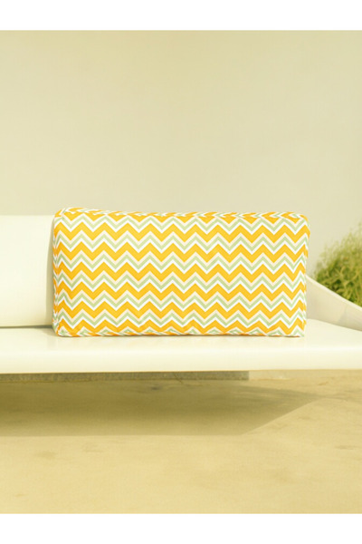 AYPETEKS Su İtici Zikzak Desenli Kutu Model Kanepe, Bahçe Seti Kırlent KIlıfı