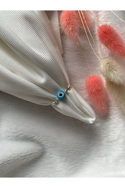 PelvedDesign Evil Eye Bead Wire Ring Handmade