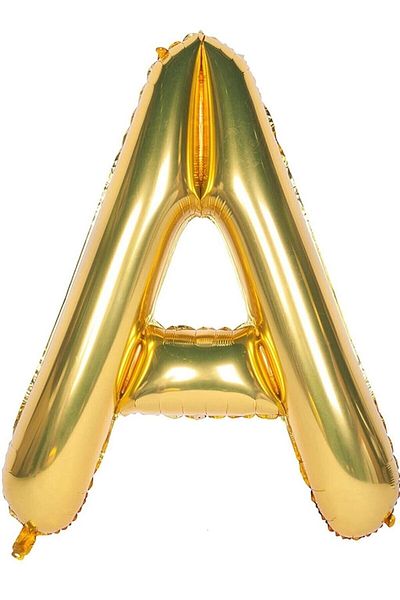 Onay Store Foil Balloon Letter A Helium Balloon 36 Cm Gold Color - Letter A Balloon - Letter Foil Balloon - Letter A Balloon