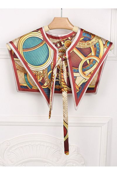 ElevaGlam Chained Patterned New Style Shoulder Shawl