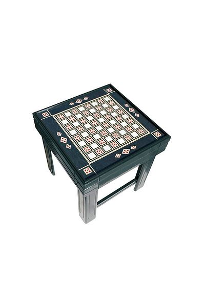 Onay Store Footed Mother of Pearl Backgammon - Dark Color Backgammon Set
