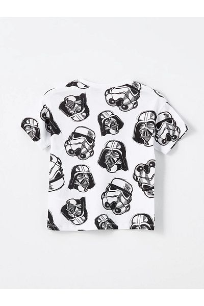 LC Waikiki LCW Baby - Star Wars εμπριμέ κοντομάνικο μπλουζάκι με λαιμόκοψη για αγοράκι