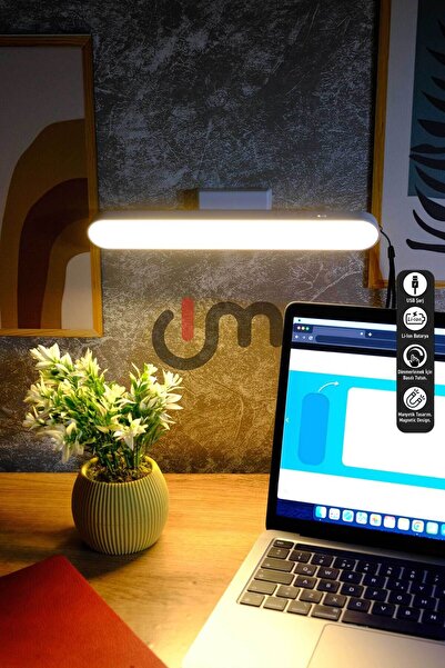 ACK Şarjlı Mıknatıslı LED Duvar Aplik, Işık Şiddeti Ayarlanabilir Dolap Tezgah Merdiven Aydınlatması