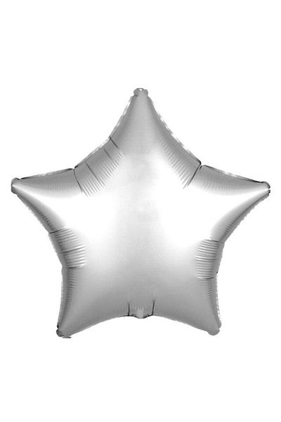Onay Store Silver Star Foil Balloon - 18 Inch (45 cm) - Star Balloon - Birthday Party Set Supplies