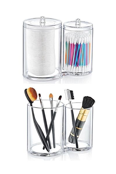 Onay Store Διπλό Μακιγιάζ Cotton Pad Organizer Organizer