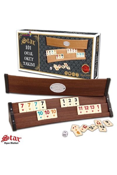Onay Store Star 101 Oval Okey Set1010631
