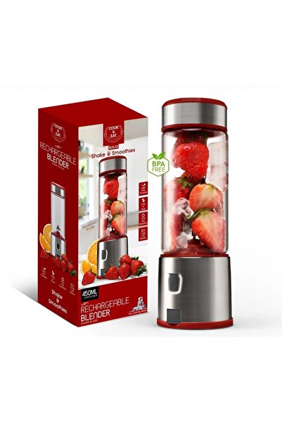 Genel Markalar İCZ Cook&Eat Şarjlı Portatif Taşınabilir El Blenderi Buz Kırıcı Mama Karıştırıcı Smoothie S-POW