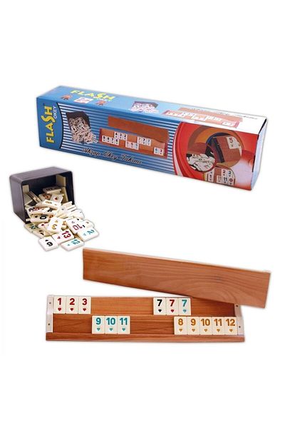 Onay Store Flash Tree Okey Team - 1stQuality Okey Set with Wood Cue