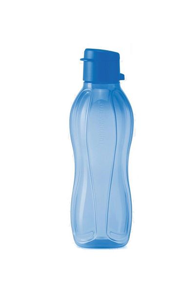 Tupperware Eco Bottle Water Bottle 500 ml Easy Cap Sea Blue R1125