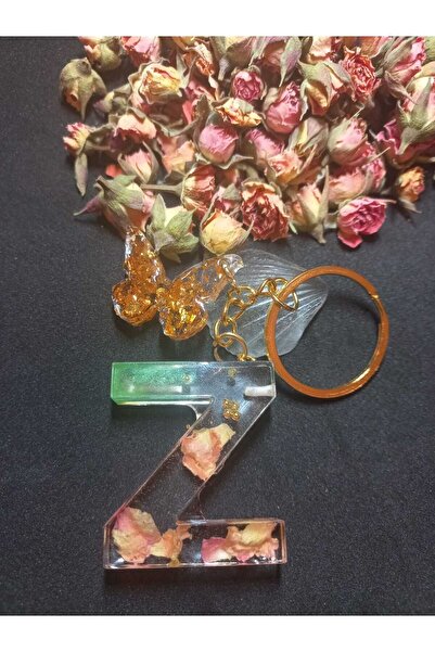 demirbasavm سلسلة مفاتيح إيبوكسي Z مصنوعة يدويًا