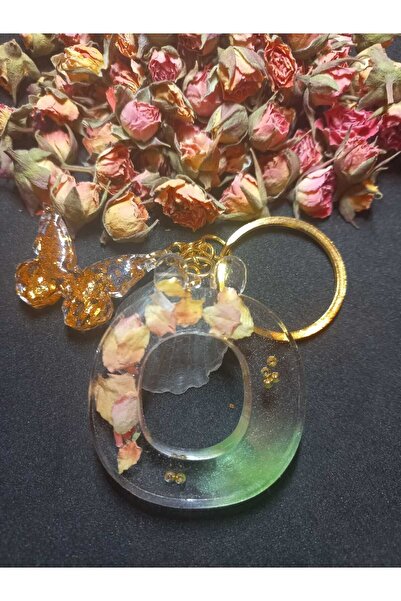 demirbasavm سلسلة مفاتيح إيبوكسي مصنوعة يدويًا