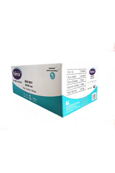 Polmix Garbage Bag Garbage Bag Mini Size 70 grams 40 X 45 12 Micron Double Layer Transparent 1 Box 50 Packs