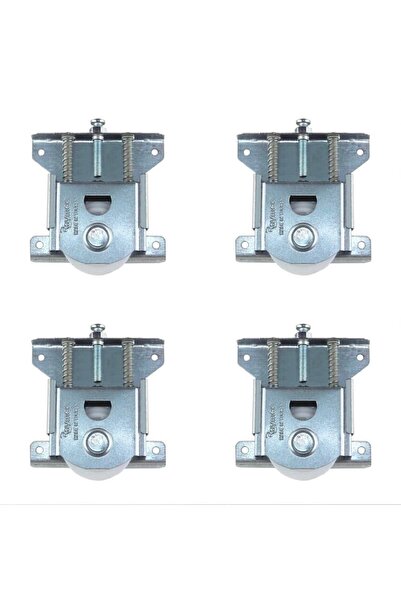 Genel Markalar Seta Pkm80 Sürgülü Dolap Kapağı Tekeri 4 Adet Gardrop Mekanizm...