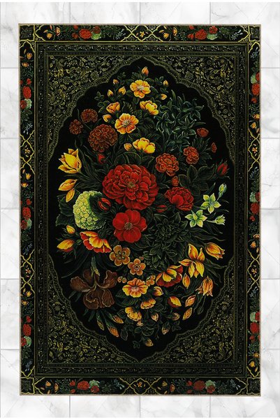 Rugs Modern Halı Covor decorativ vintage cu motive etnici, cu modele florale ...