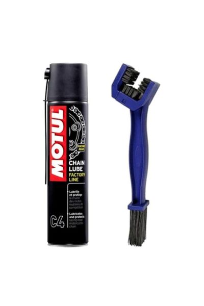 Motul Racing C4 Zincir Yağı Zincir Temizleme Fırçası