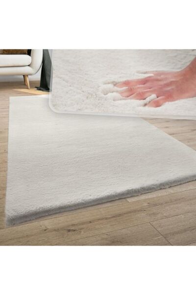 Dinarsu Paco Soft Peluş Halı Krem