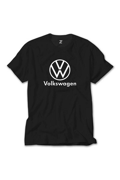 Z zepplin Volkswagen New Logo Texti - Μαύρο T-Shirt