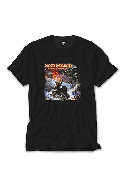 Z zepplin Amon Amarth Twilight of the Thunder God - Black Metal T-Shirt