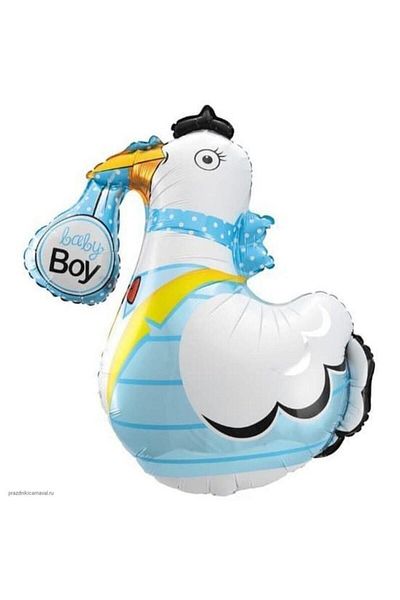 ikm balon بالون رقائق الطفل الأزرق الدجاج