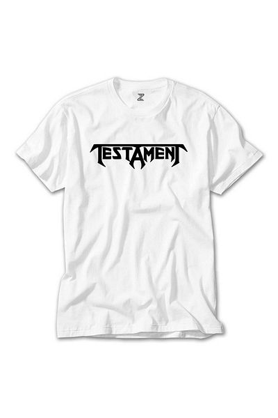 Z zepplin Λευκό μπλουζάκι με μοτίβο λογότυπου Testament