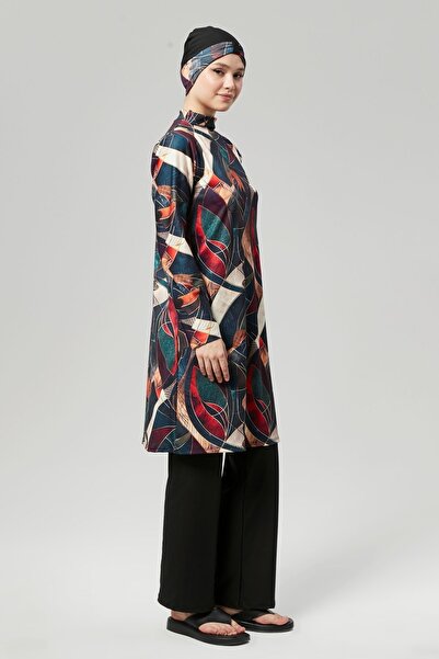 FİT1BEDEN Tam Kapalı Su İtici Hızlı Kuruyan Tesettür Mayo Takım