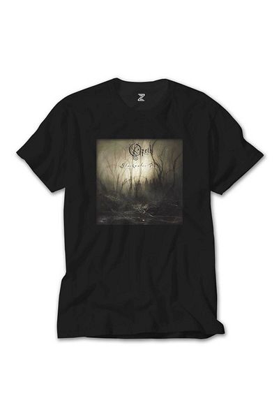 Z zepplin Μαύρο μπλουζάκι με στάμπα Opeth Blackwater Park