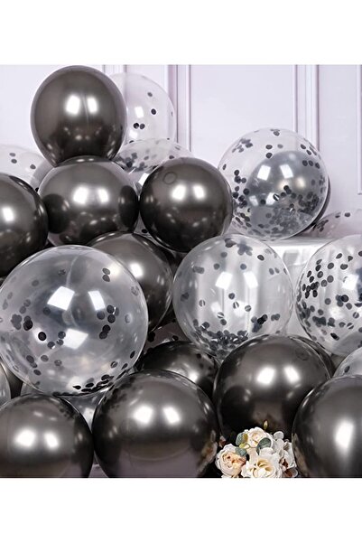 Azebu مجموعة بالونات معدنية وحفلات