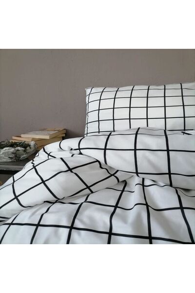 MODELHOME Sunrise Double Cotton Duvet Cover Set (Pillow Case + Bed Sheet + Duvet Cover)