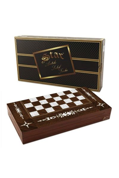 Star Oyun Yonca S Antique Mother of Pearl Backgammon - 054