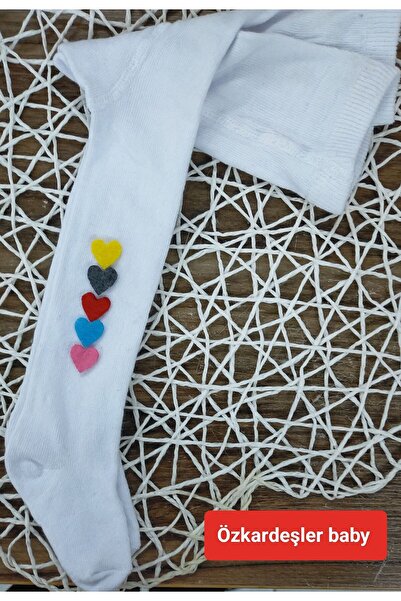 ÖZKARDEŞLER BABY جوارب كيلوت للأطفال - مغطاة باللؤلؤ