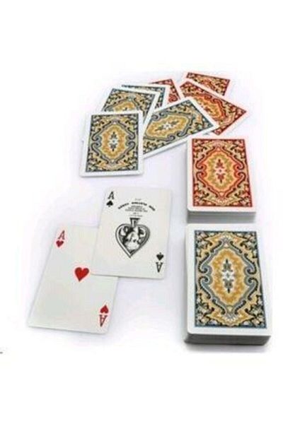 Star Oyun Star Carpet Patterned Plastic Playing Card Double Deck
