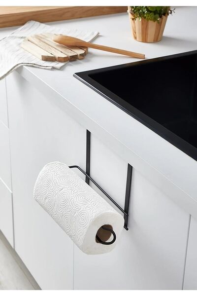 Emofom Metal Rack Hanging Paper Towel - Hanging Towel Holder